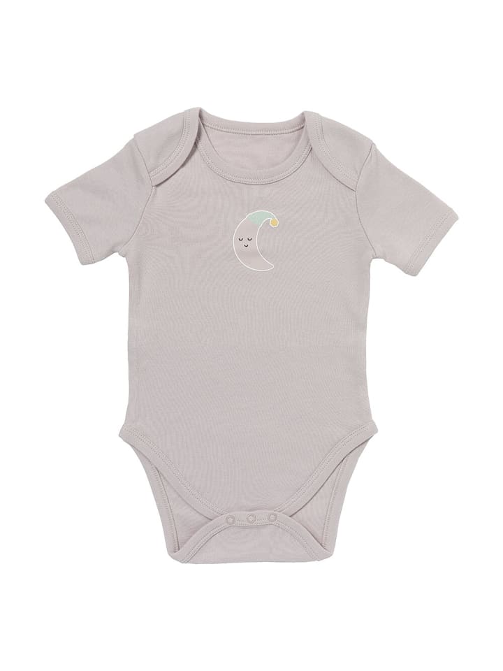 Schlummersack Bio Baby-Bodys kurzarm 5er-Pack in Beige günstig kaufen