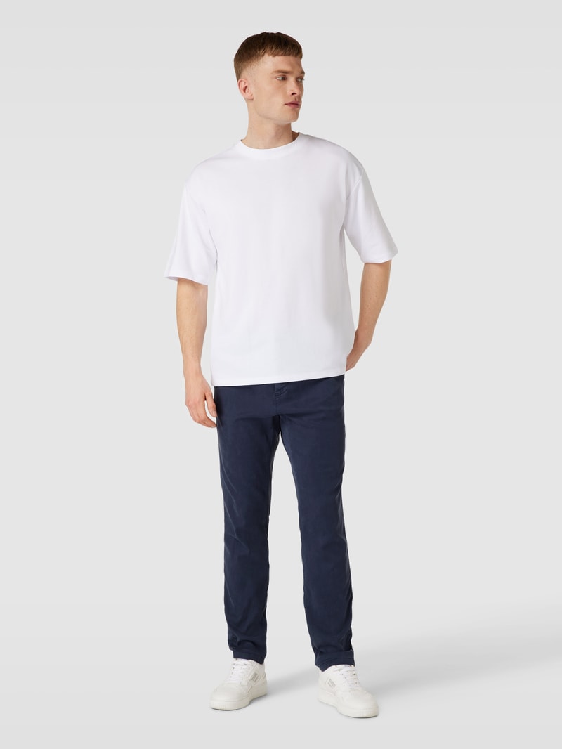 Hose mit Eingrifftaschen Modell 'OSAKA' in marineblau
