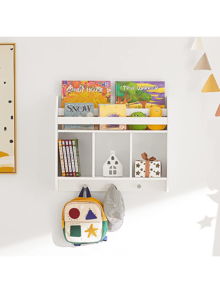 SoBuy Kinderregal in Weiß - (B)60 x (H)51 x (T)18cm günstig kaufen onesize