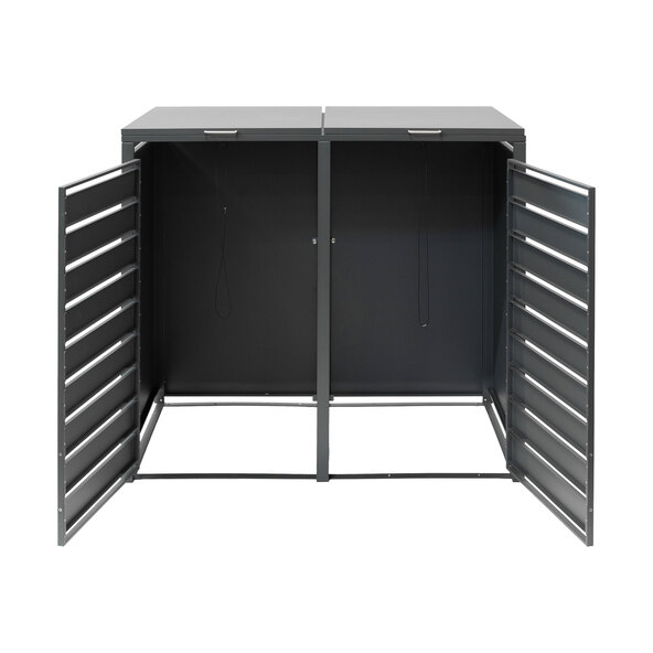 Stahl-Mülltonnenbox, 2 x 240 l