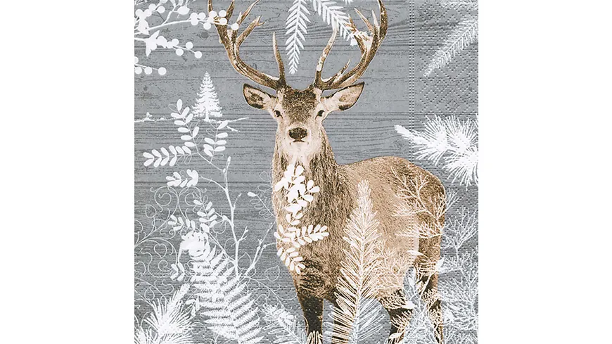 Paper + Design Servietten Imperial Stag 25x25cm