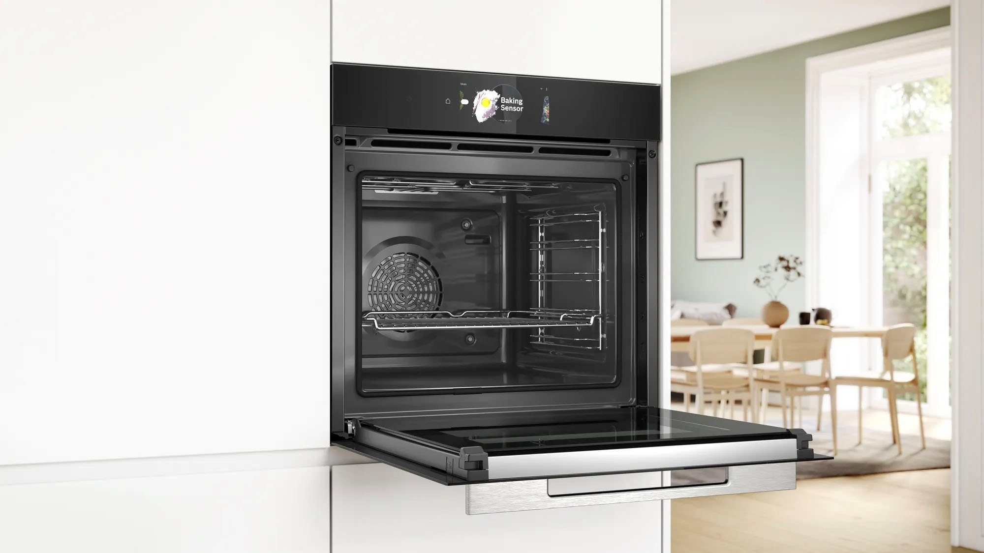 BOSCH Einbaubackofen 8 HBG7784B1, mit Teleskopauszug nachrüstbar, Pyrolyse-Selbstreinigung