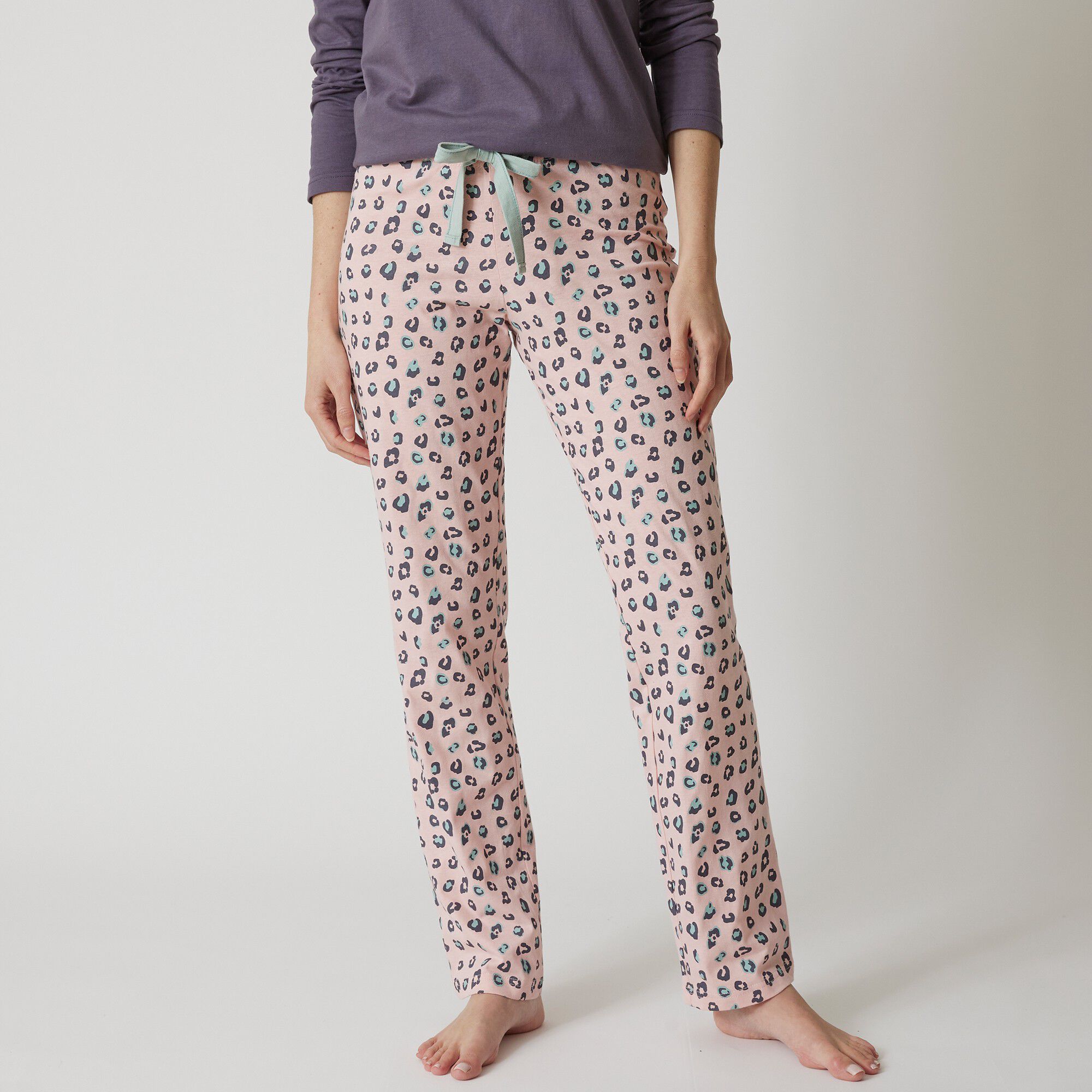Pantalon pyjama coton imprimé 
