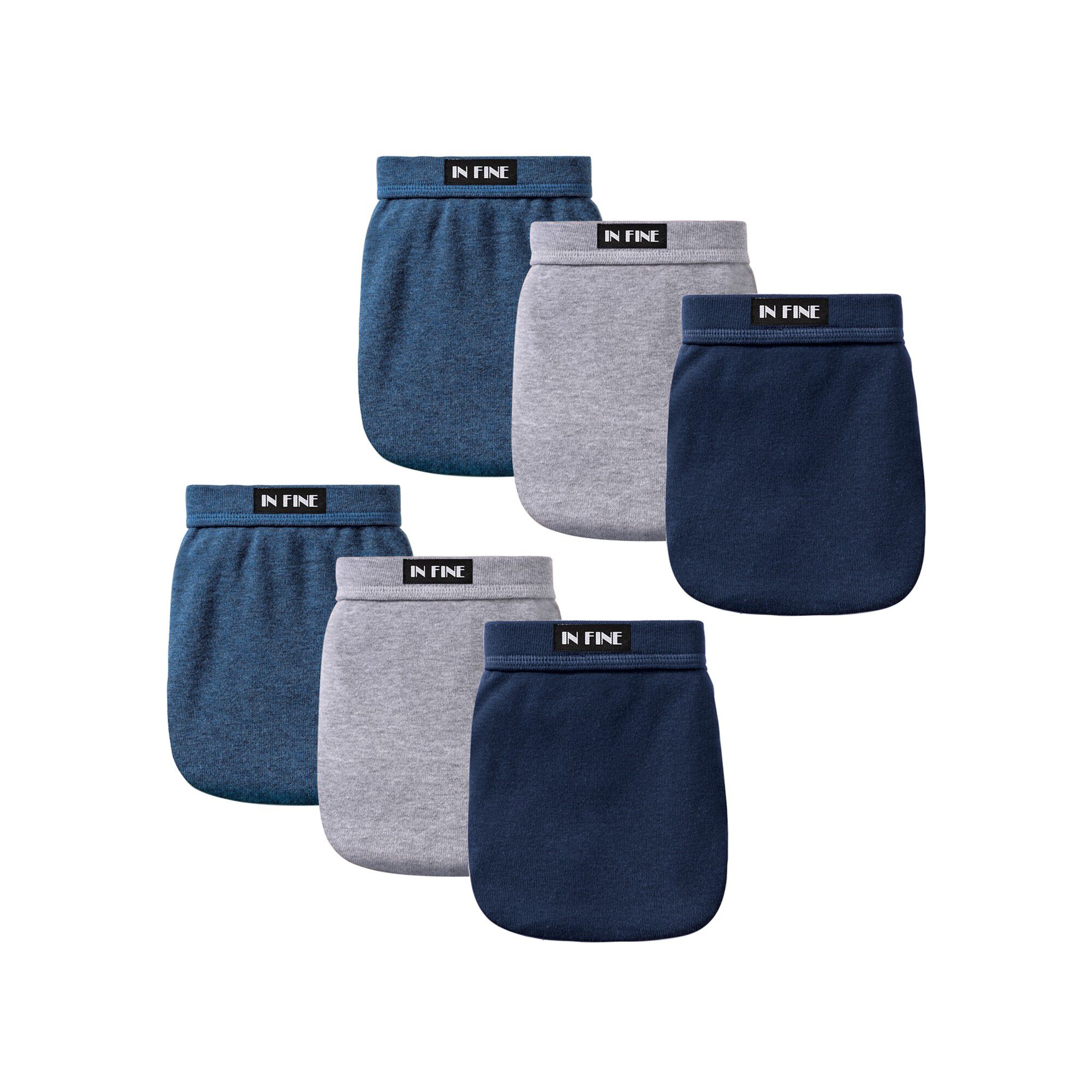 Slip ouvert taille haute uni