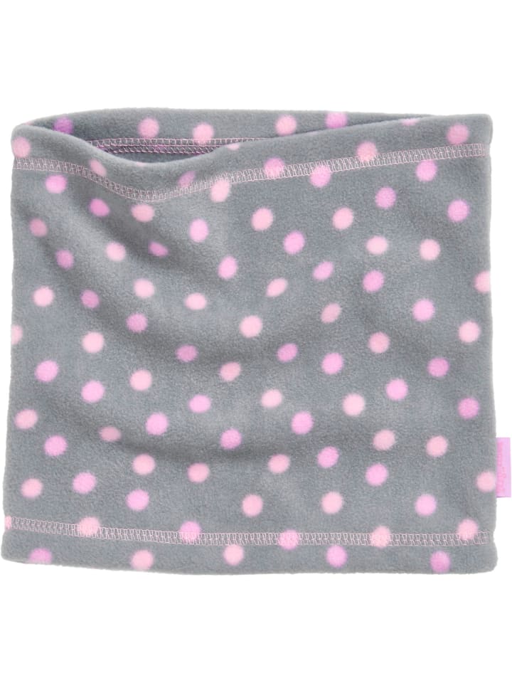 Playshoes Fleece-Schlauchschal Punkte in Grau günstig kaufen onesize