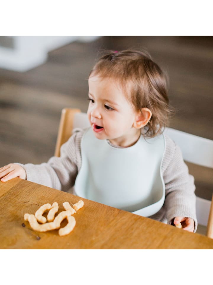 Kindsgut  Silikonlätzchen in Hellgrau günstig kaufen onesize