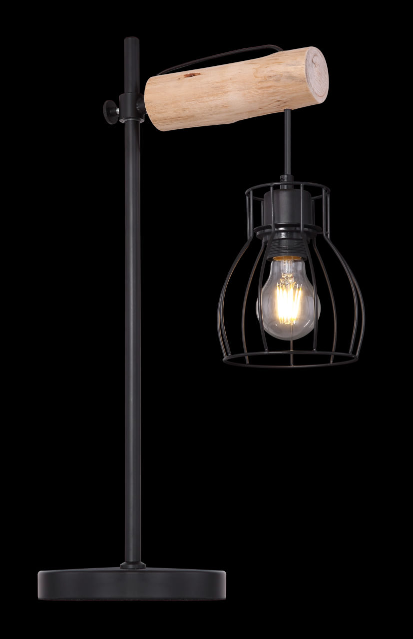 Globo Lighting - MINA - Tischleuchte Metall schwarz, 1x E27
