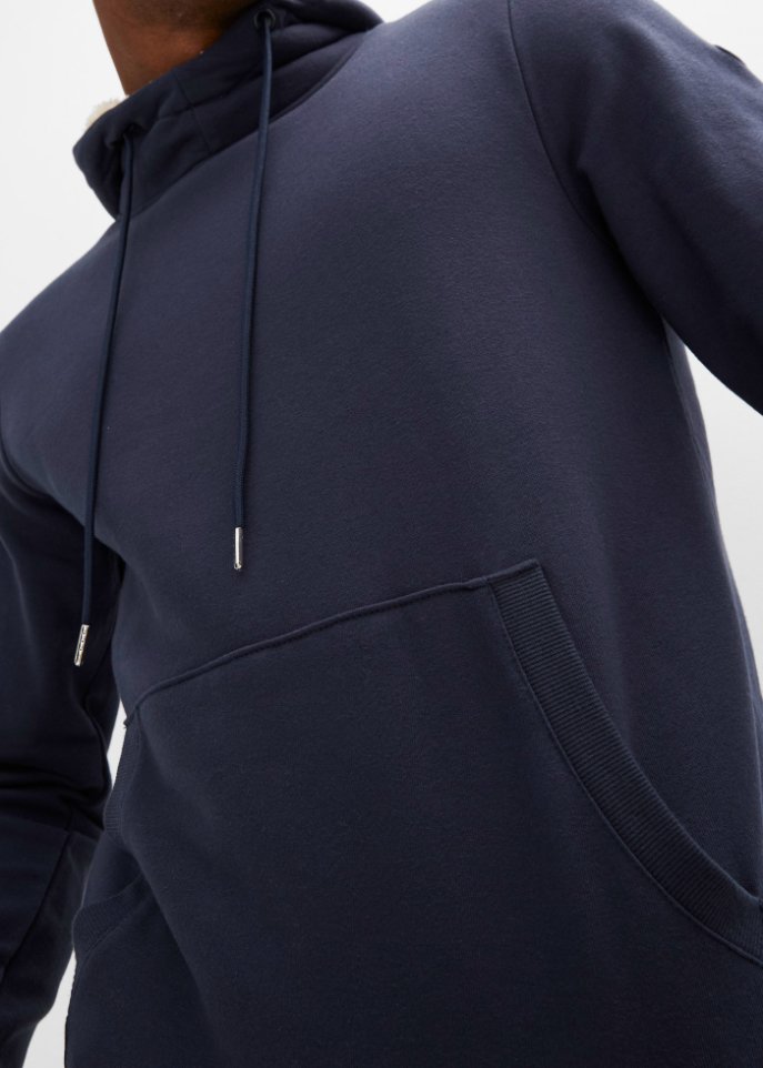 Thermo-Kapuzensweatshirt mit Teddyfutter