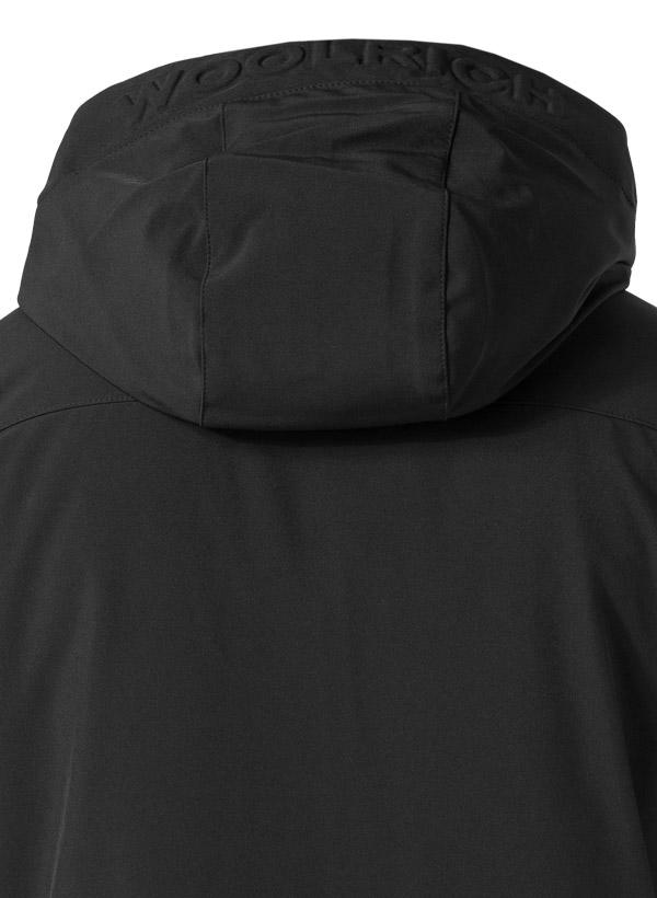 WOOLRICH, Daunenjacke Pacific, Softshell wasserabweisend, schwarz