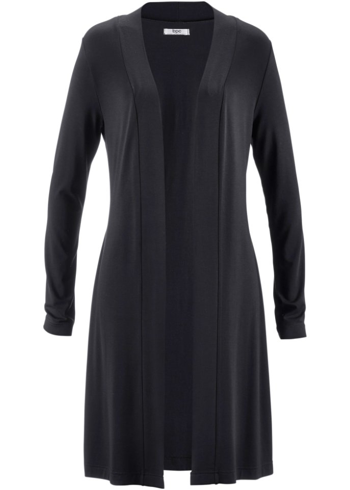 Leichte Long-Shirtjacke, langarm
