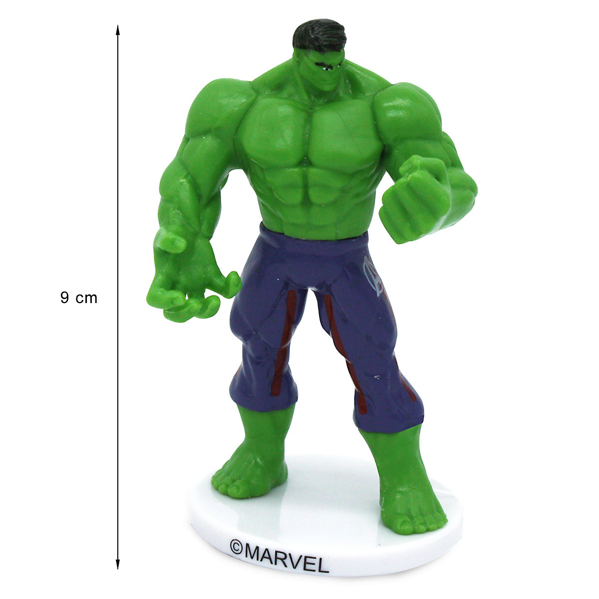 Hulk Tortendeko Set mit Häusern und Kerzen