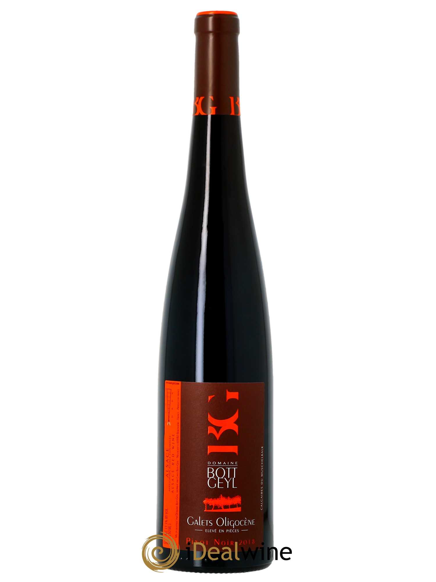 Alsace Pinot Noir Galets Oligocène Bott-Geyl (Domaine)  2018 - Lot de 1 Bouteille