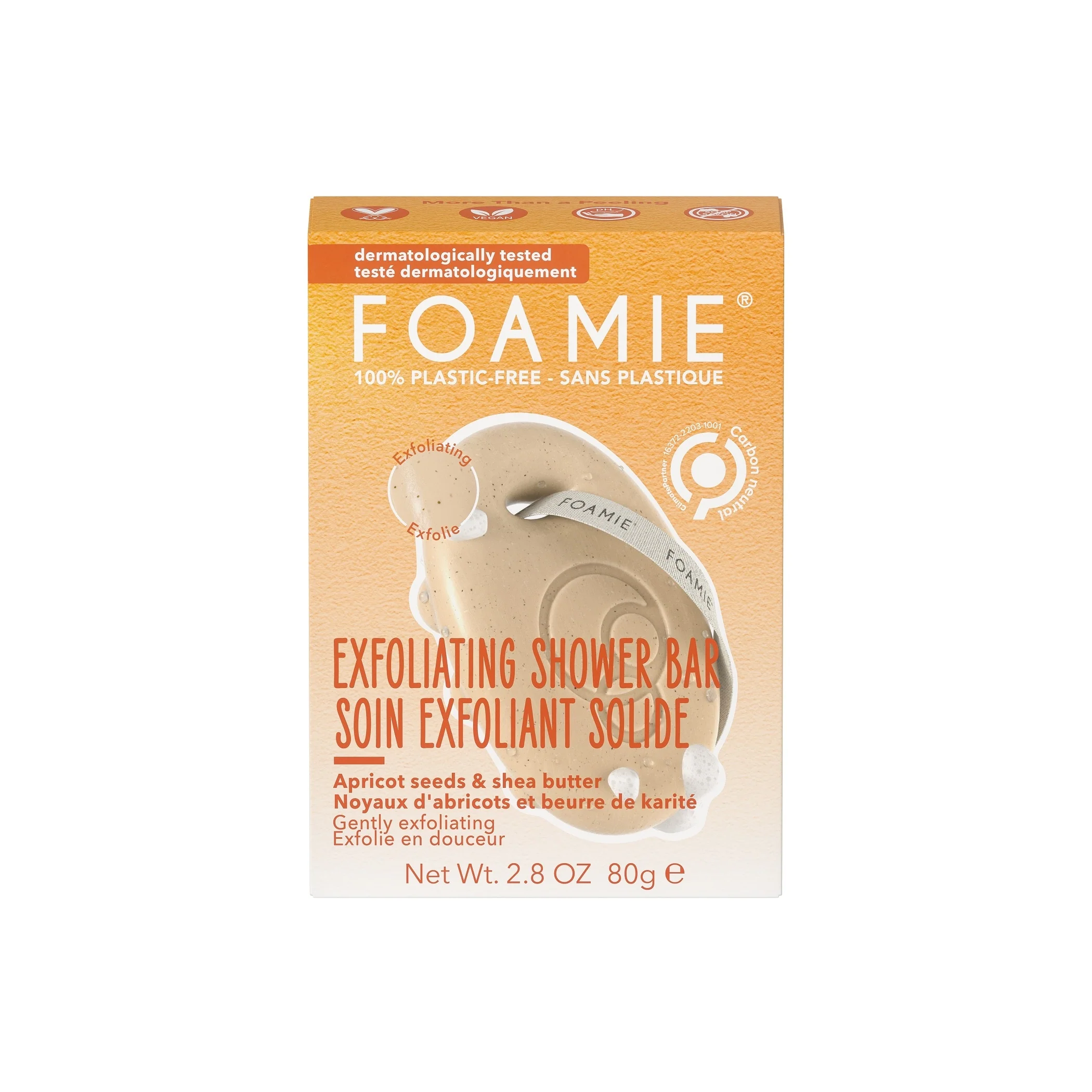 Más que un gel de ducha sólido exfoliante: jabón y exfoliante para baño y ducha.
