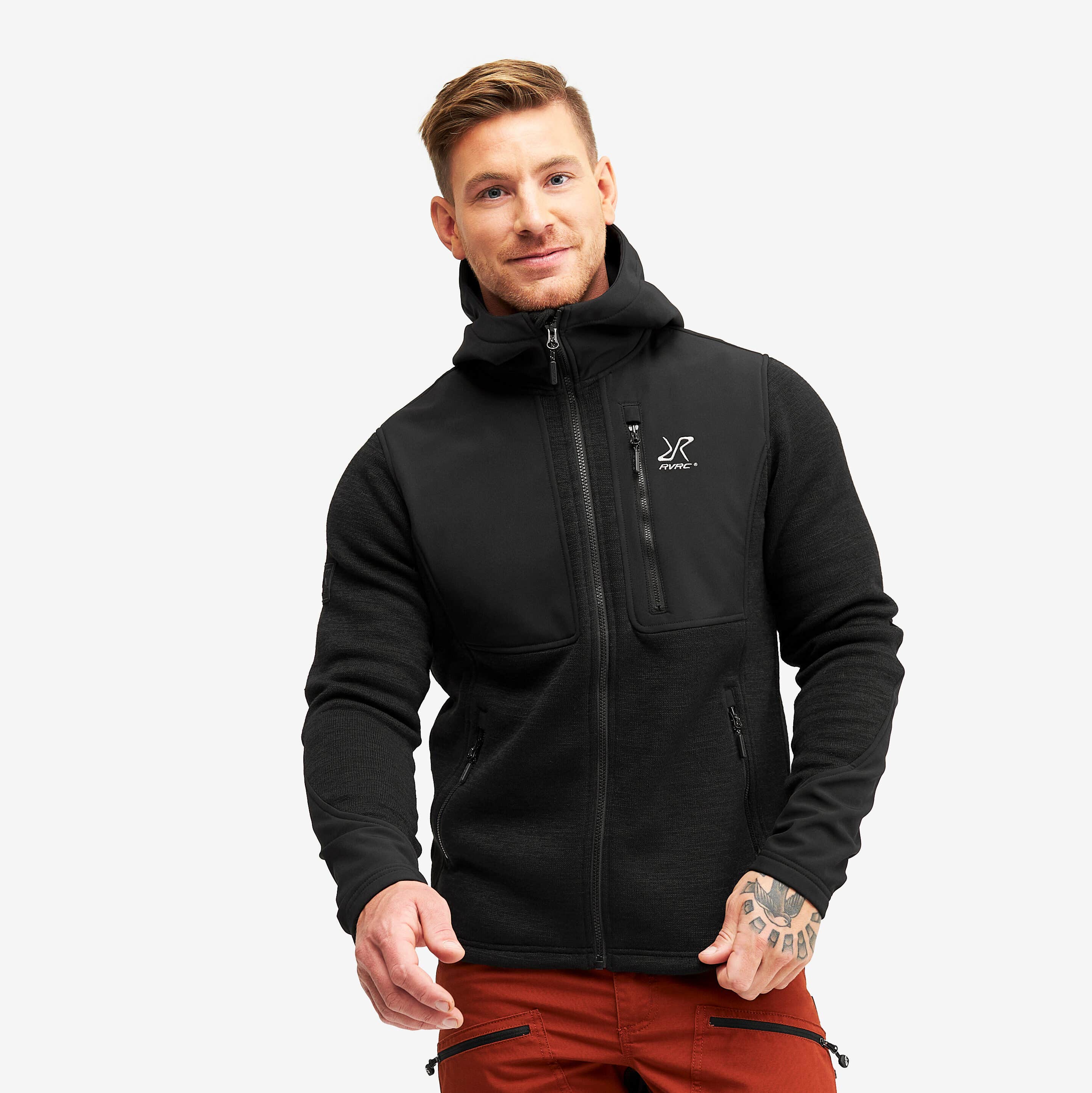 Wander Pro Wool Hoodie Homme Charcoal Black