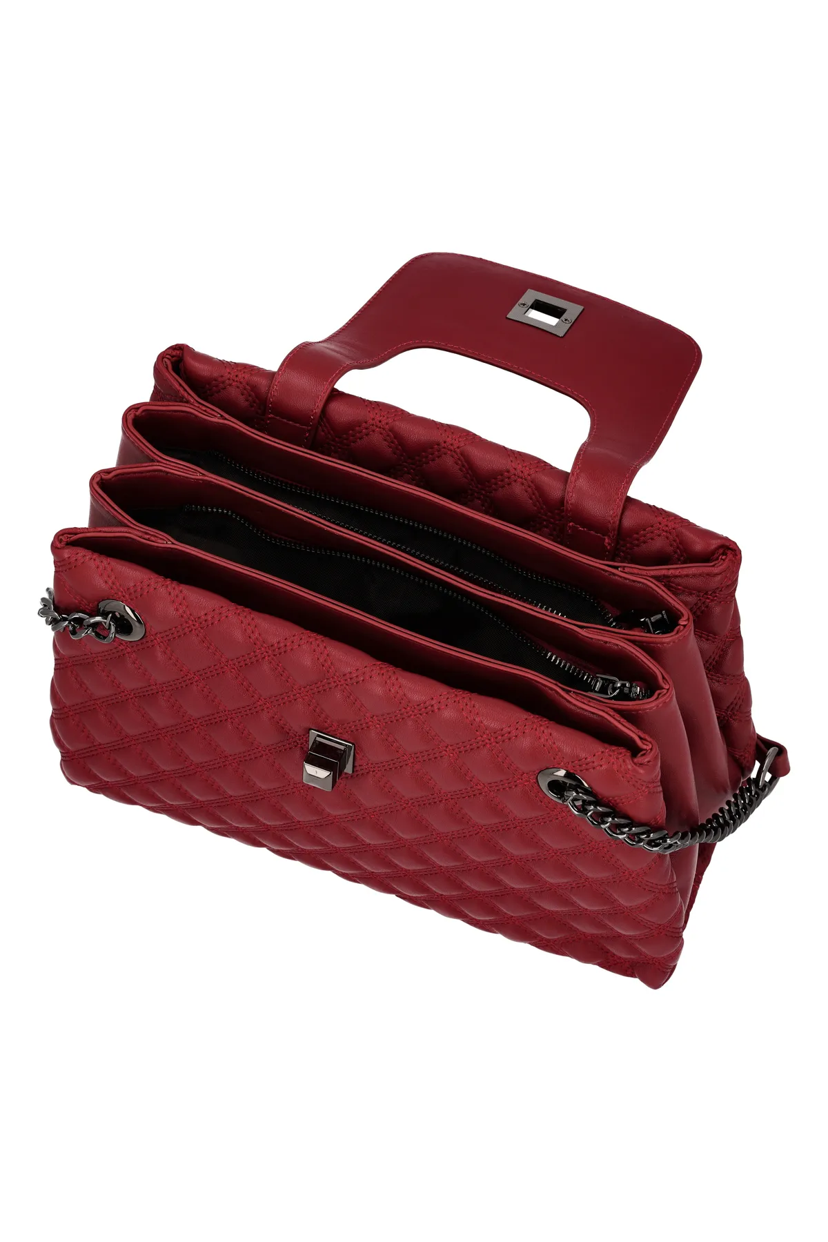 Felipa  Handtasche - Rot - Unifarben