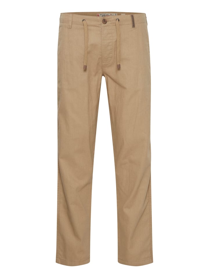 INDICODE Leinenhose IDIves 60017MM lange Hose mit Tunnelzug am Bund in Beige günstig kaufen