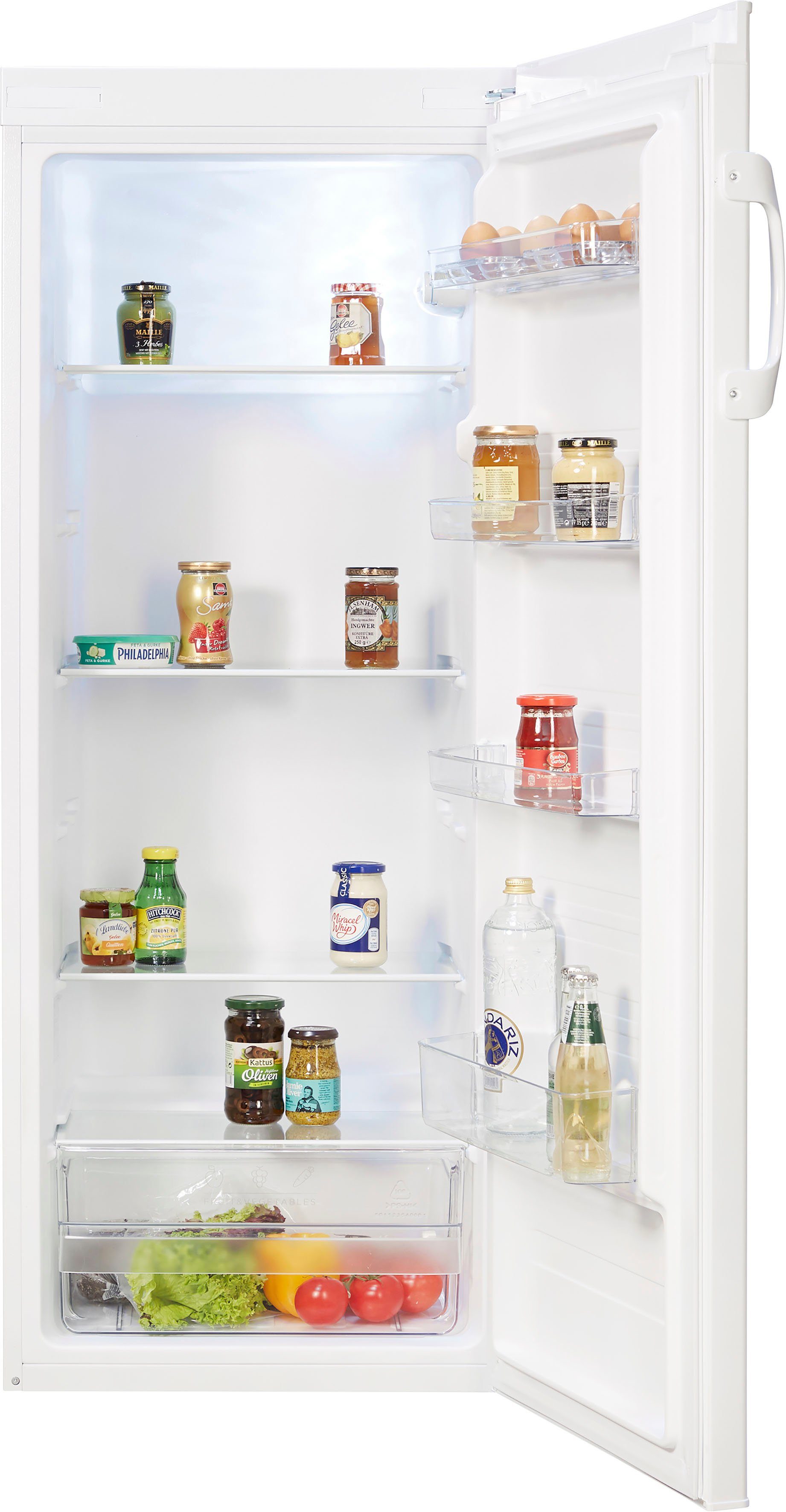 Amica Vollraumkühlschrank VKS 354 130 W, 142 cm hoch, 55 cm breit