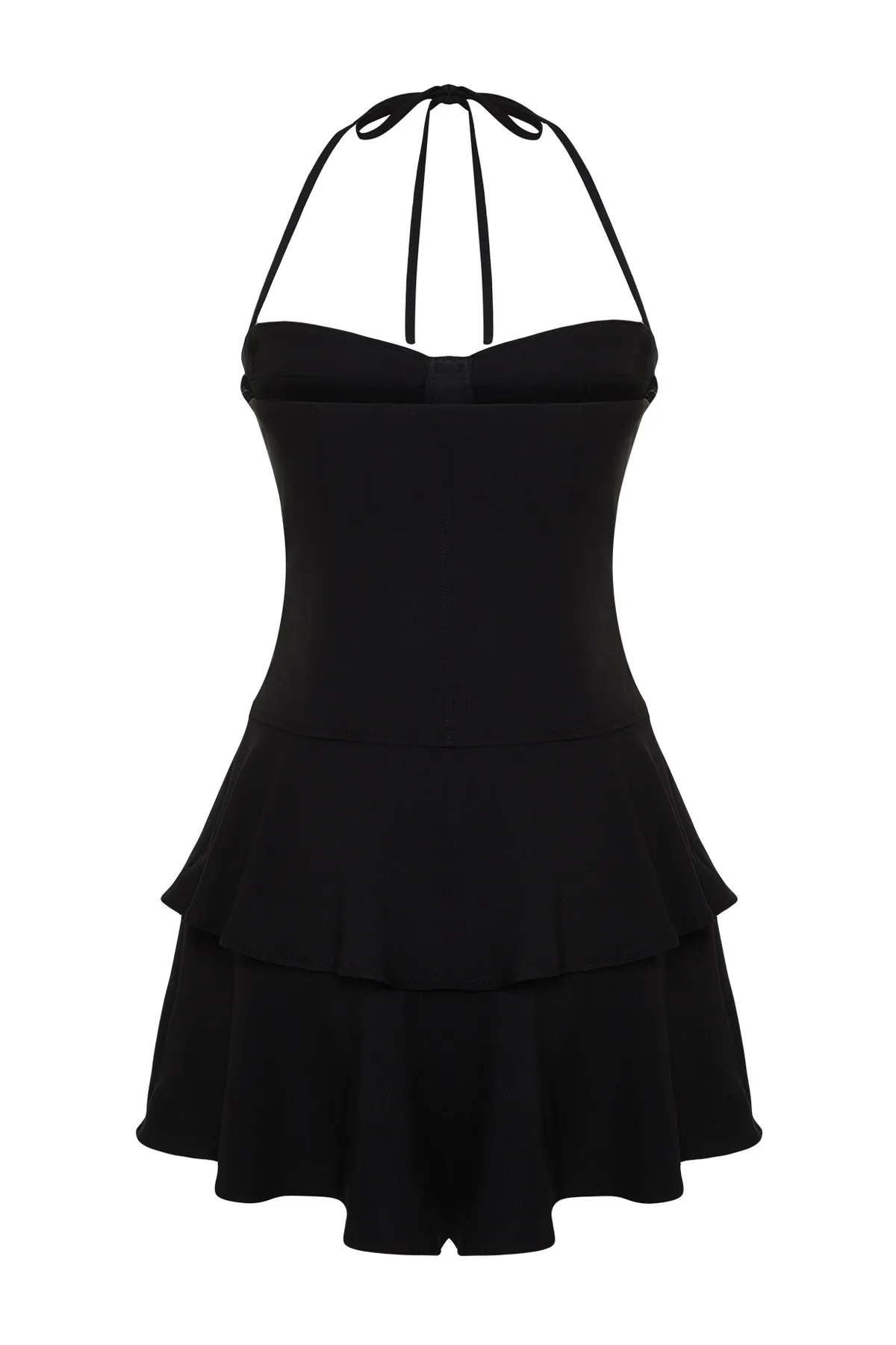 Trendyol Collection  Schwarzes stilvolles Abendkleid - Kleid mit Taillenöffnung