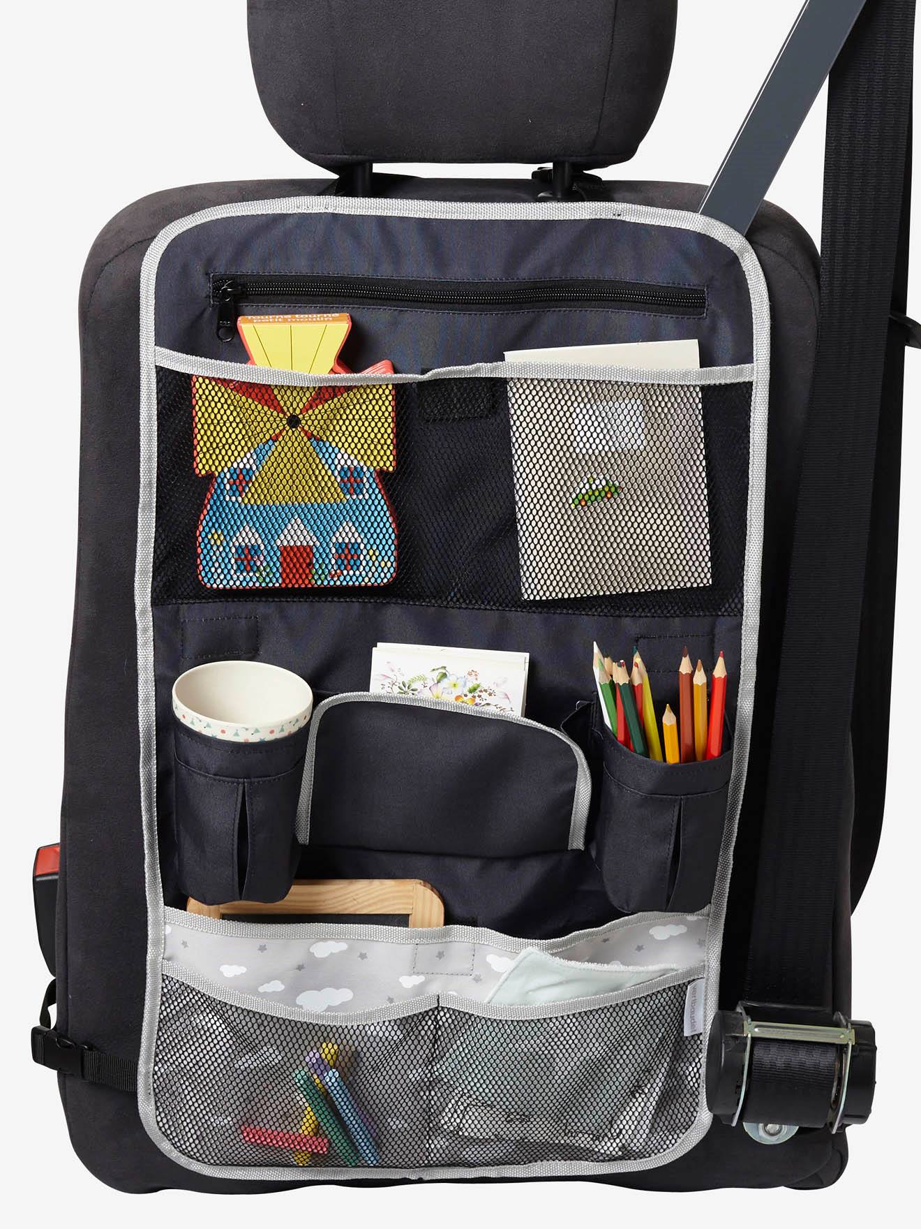Organisateur de voiture gris clair