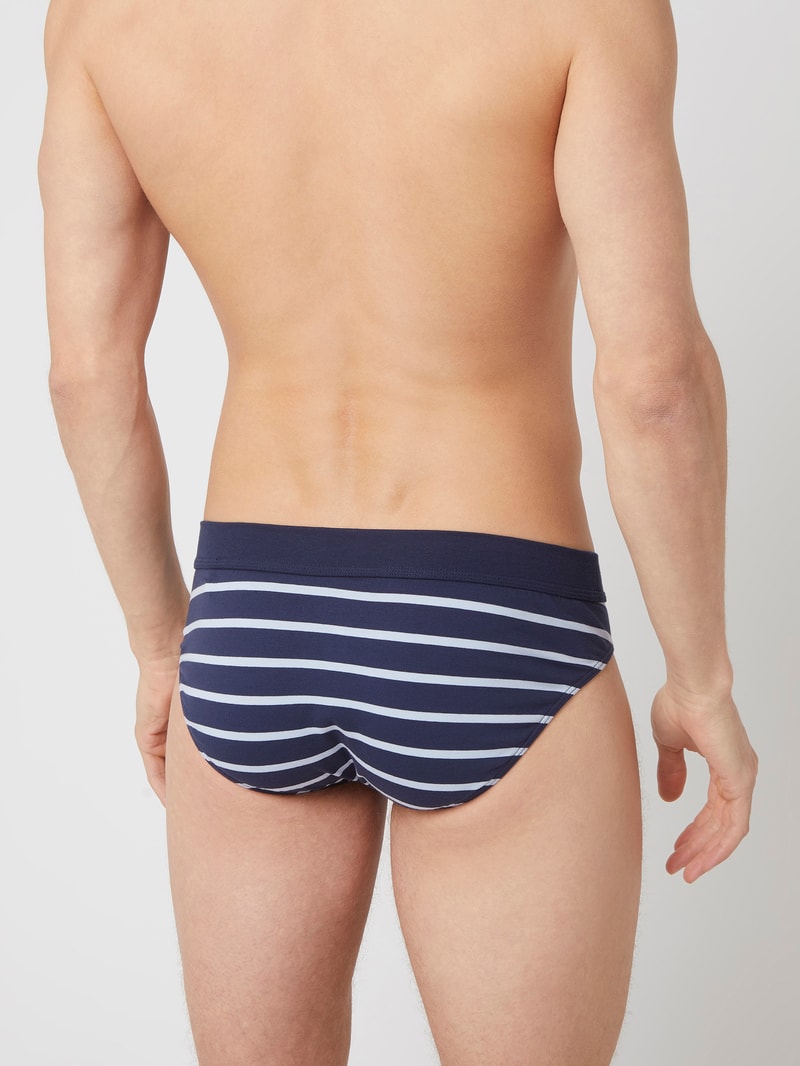 Slip im 3er-Pack in marineblau