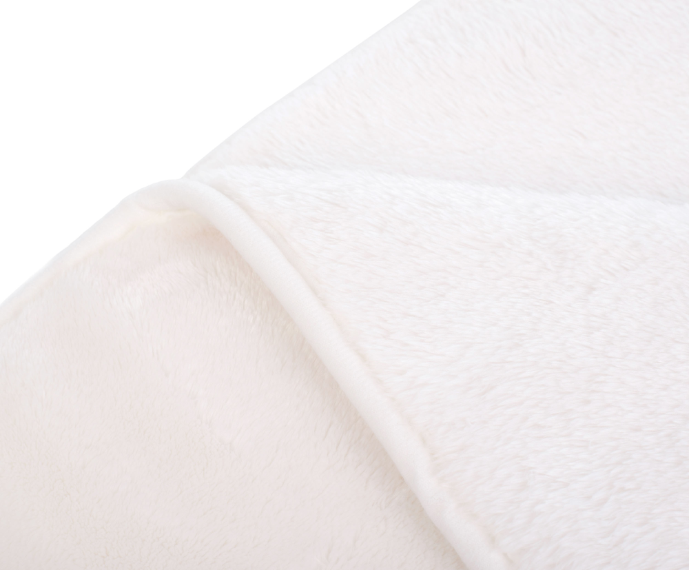 Kuscheldecke Premium wollweiß