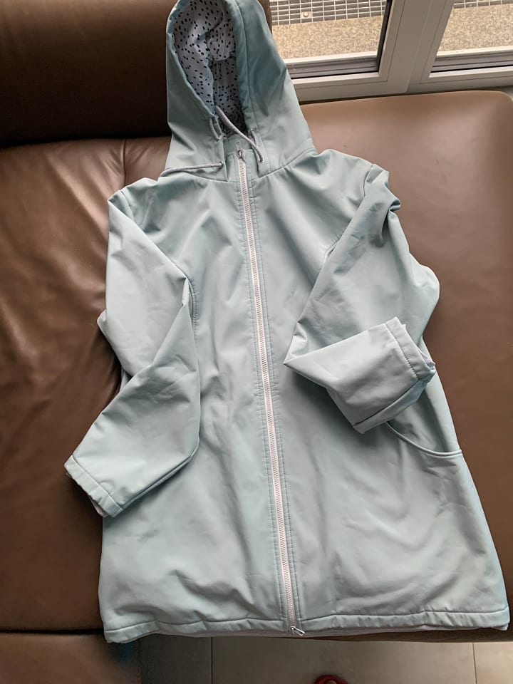 Viva la Mama 3in1 Umstandsmantel Tragemantel MELLORY in Eisblau günstig kaufen XXL