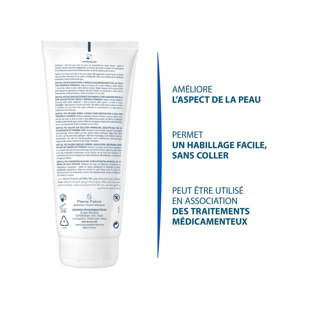 Ducray Kertyol PSO baume quotidien anti-grattag e 200 ml Baume