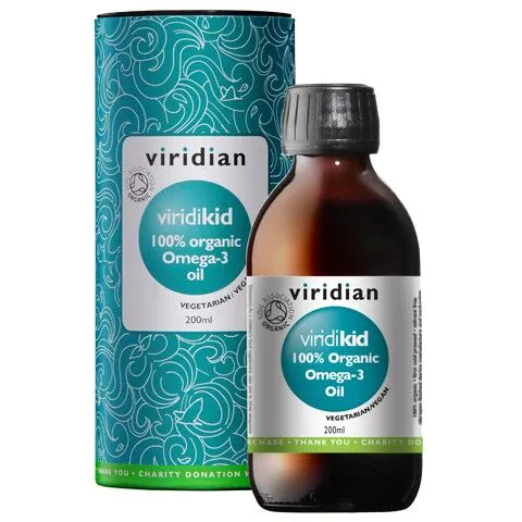 Viridian Virikid, 100% Βιολογικό Έλαιο Ωμέγα-3 για Παιδιά