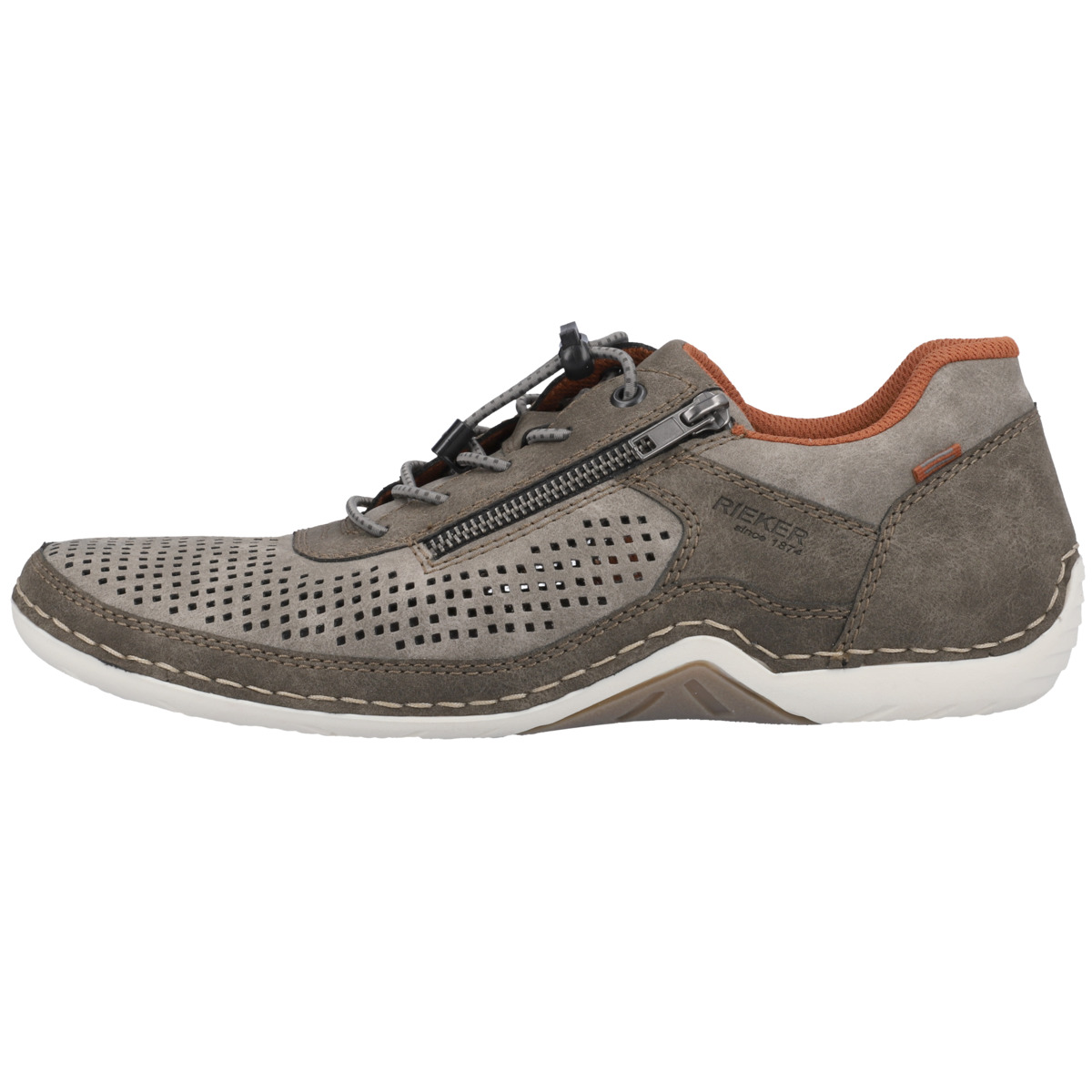 Rieker 07560 Sneaker Low dunkelgrau
