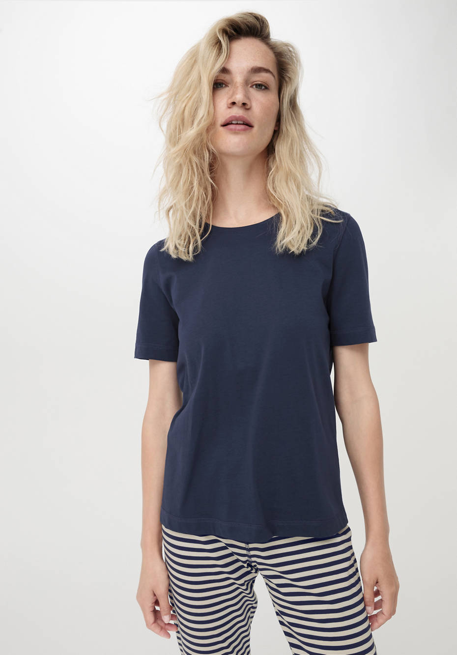 Kurzarm-Schlafshirt aus reiner Bio-Baumwolle