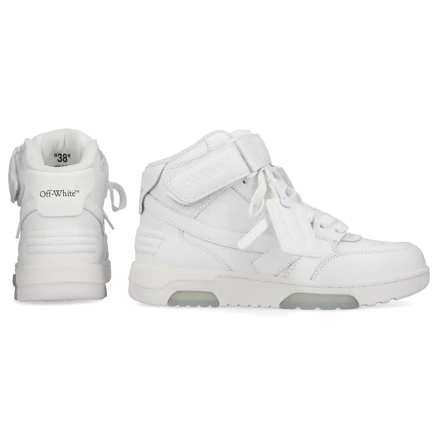 Off-White - Sneaker high OUT OF OFFICE Kalbsleder - weiß