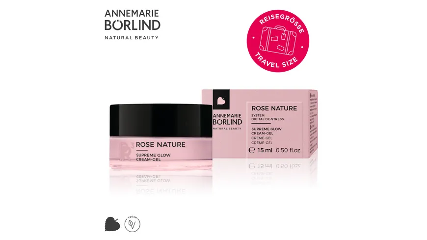 ANNEMARIE BÖRLIND ROSE NATURE Supreme Glow Cream Gel 15 ml