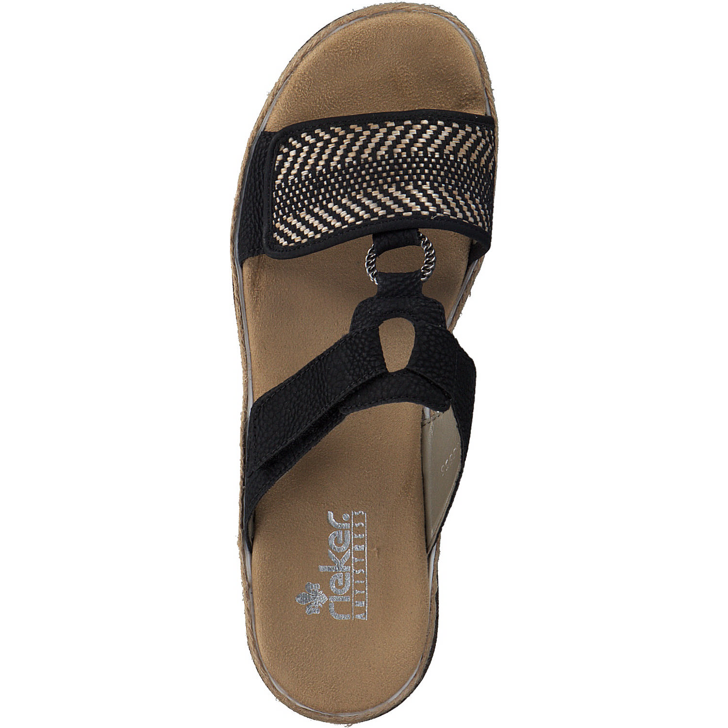 Rieker V7947, Pantoletten & Badeschuhe, Damen, Schwarz