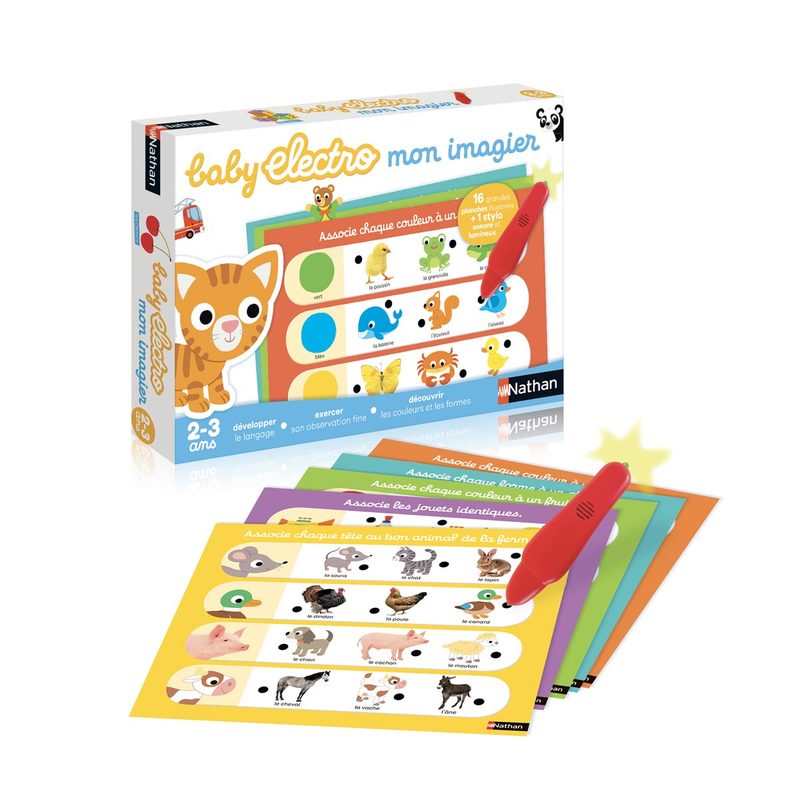 Jeu interactif Electro baby mon imagier Nathan