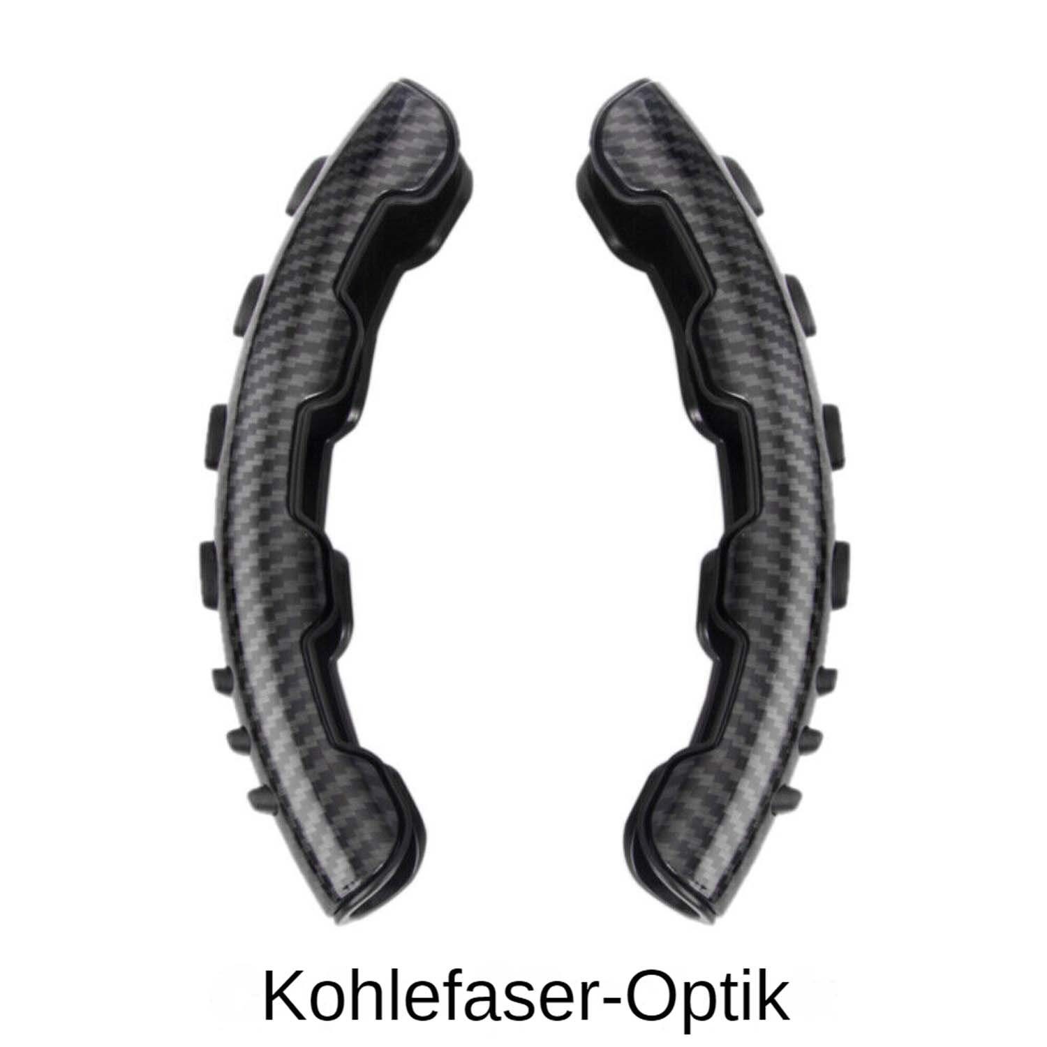 flowgoer Lenkradbezug Lenkradverstärkerabdeckung, Faser-Lenkrad-Booster-Abdeckung, rutschfestes Zubehör