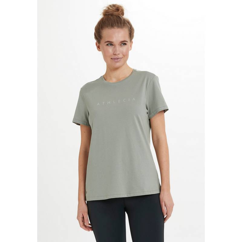Athlecia KATTY W Slub Tee Printshirt Damen