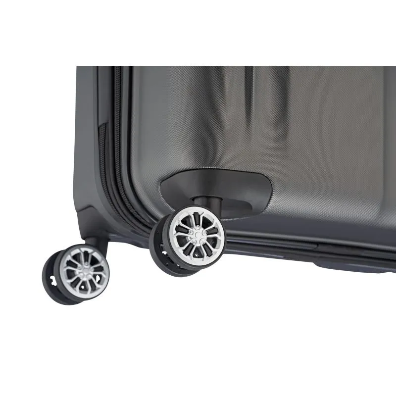 Travelite CITY Trolley S (55cm) mit 4 Rollen (erweiterbar) - Anthrazit