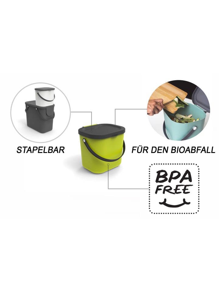 Rotho Recycling Müllsystem 6 l ALBULA günstig kaufen onesize