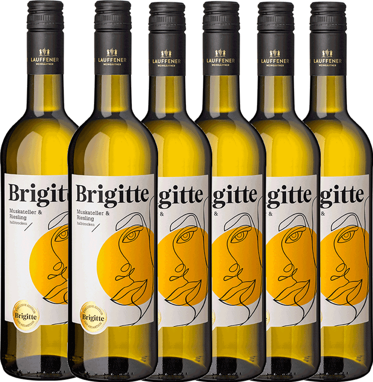 Lauffener Weingärtner eG Lauffener Brigitte Muskateller und Riesling  QbA 0,75l - 6er Karton