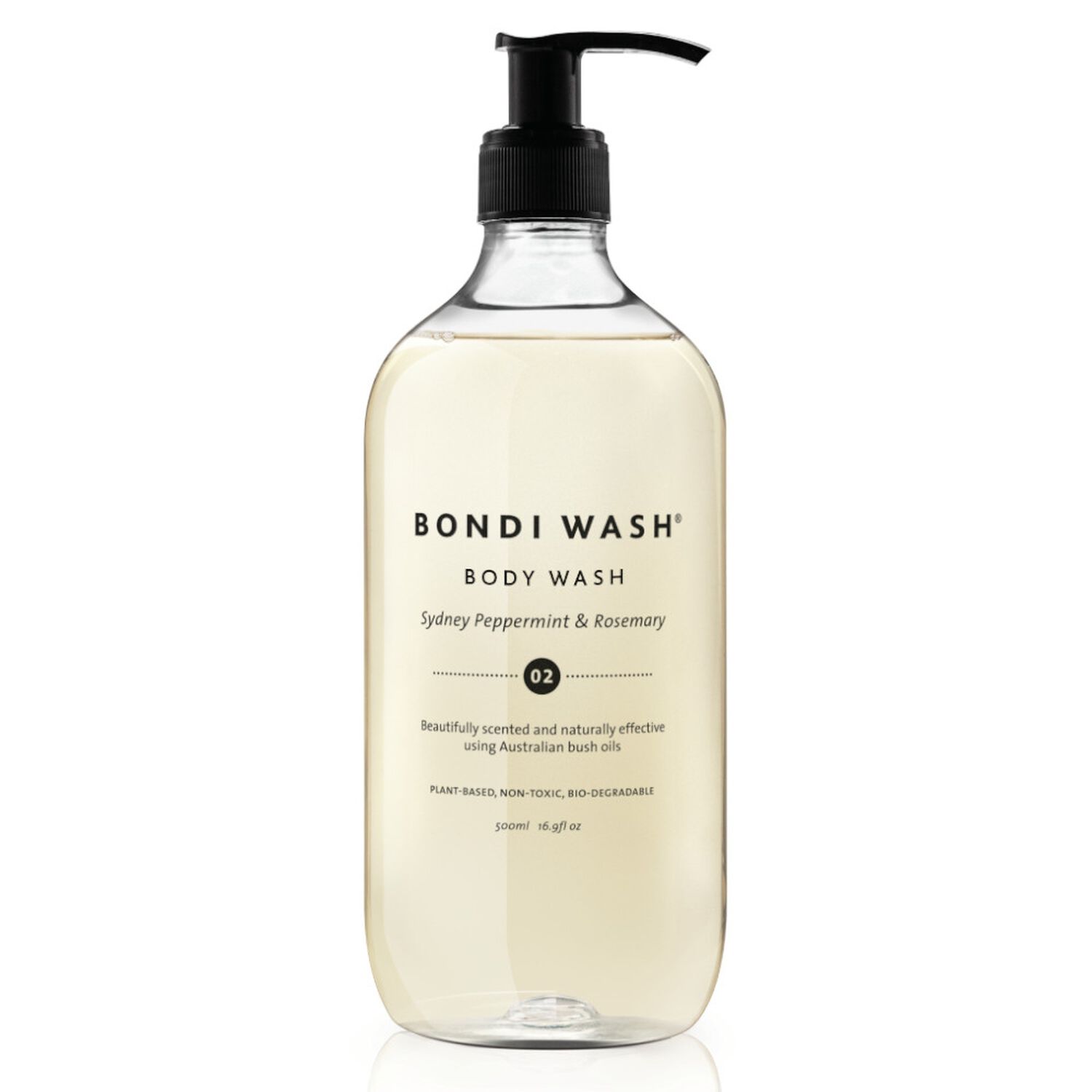 Bondi Wash Gel Douche Menthe Poivrée de Sydney & Romarin 500 ml