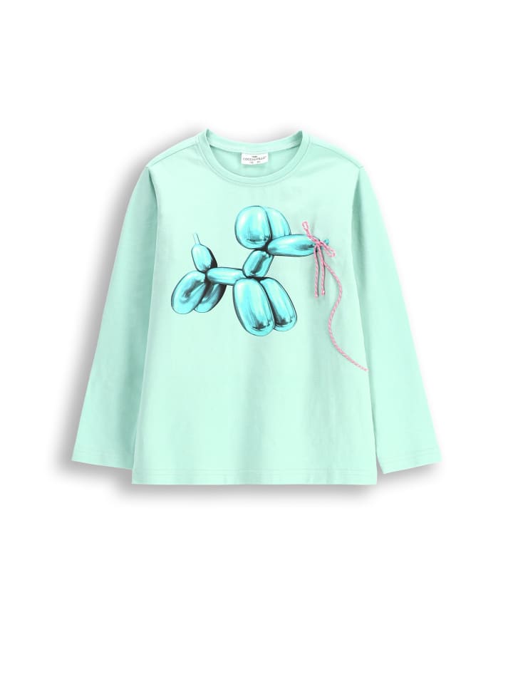 Coccodrillo Langarm-T-Shirt in in Minzfarbe günstig kaufen