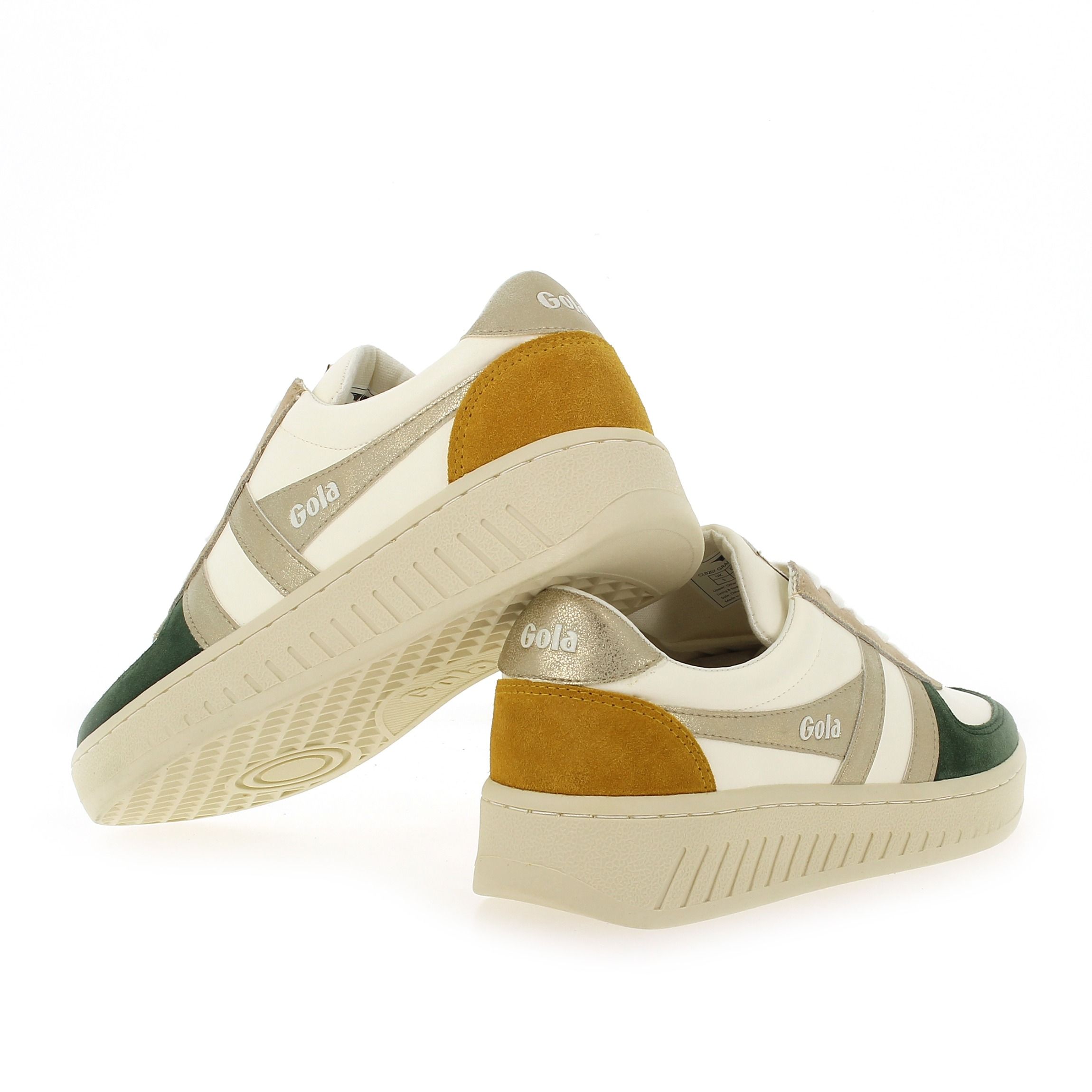 Gola  GRANDSLAM QUADRANT CLB207 - Blanc Vert