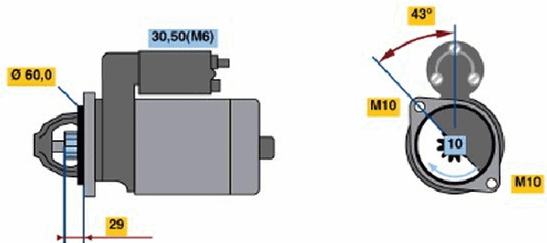 FRIESEN Anlasser Mercedes 8021800 - ATU