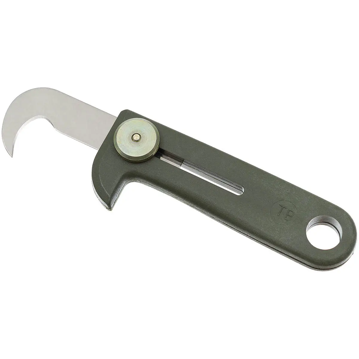 Franz. Gurtschneider Cutter Messer oliv