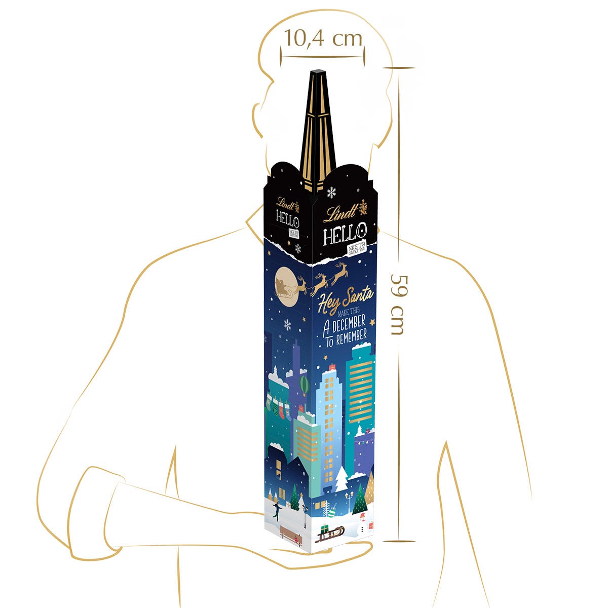 HELLO Adventskalender Tower, 235g