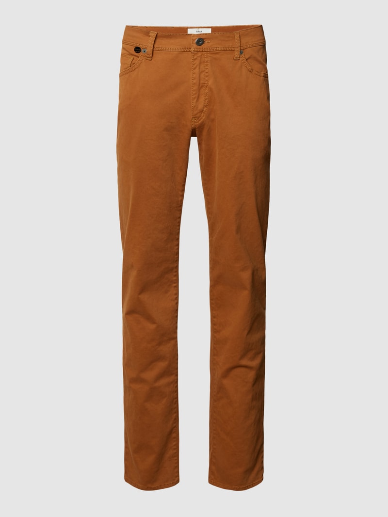 Hose im 5-Pocket-Design Modell 'Cadiz' in cognac