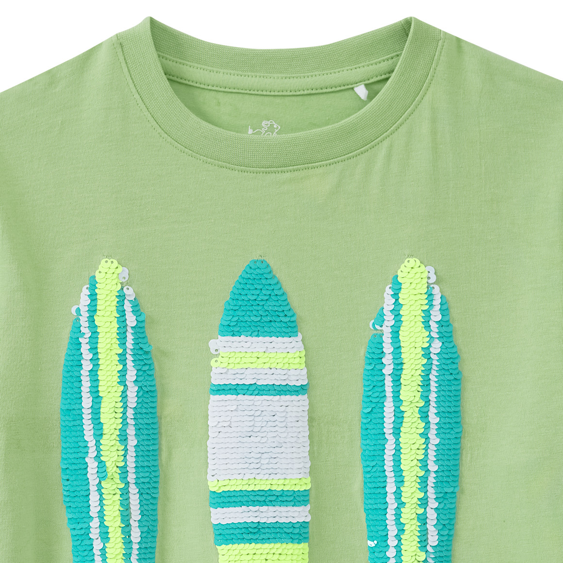 Jungen T-Shirt mit Wendepailletten