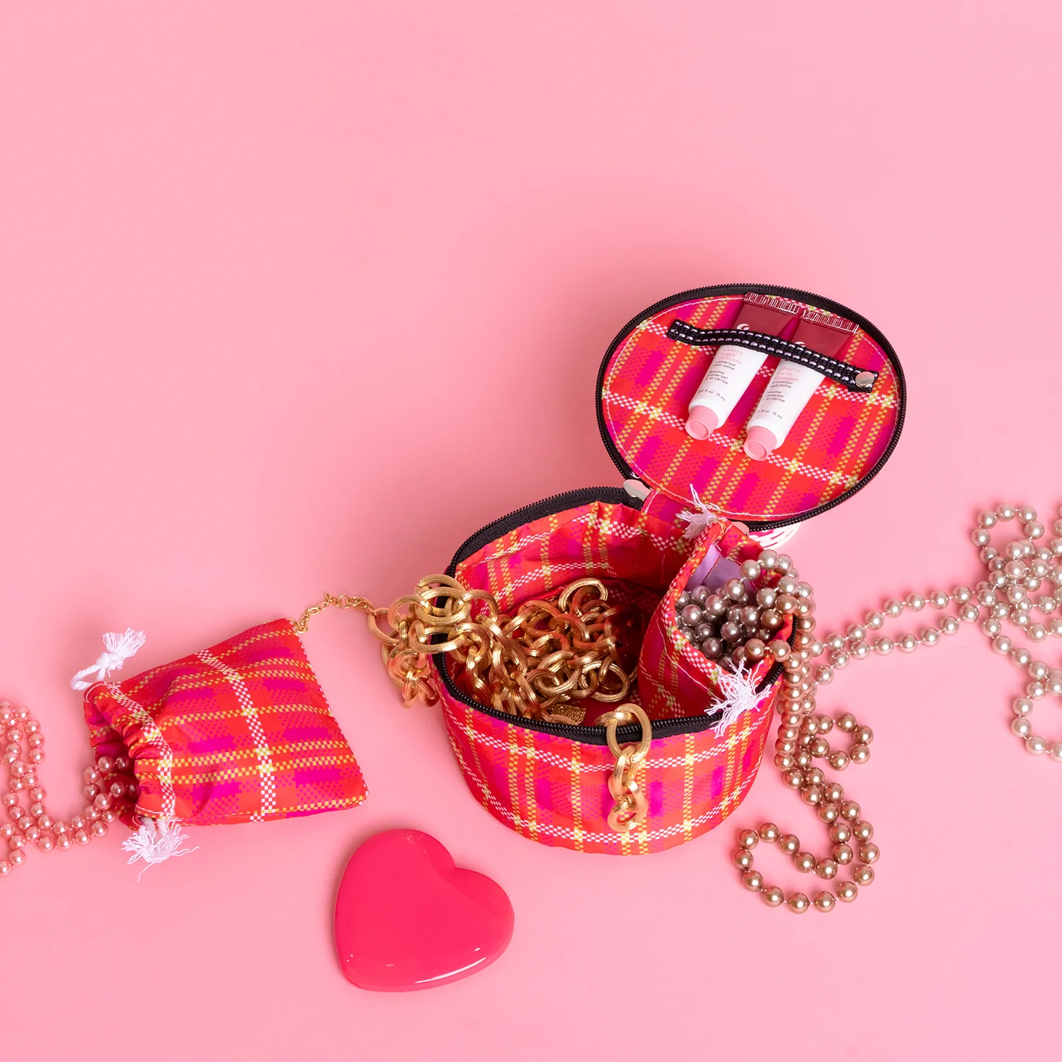 Round Jewelry Case Perfect Gem