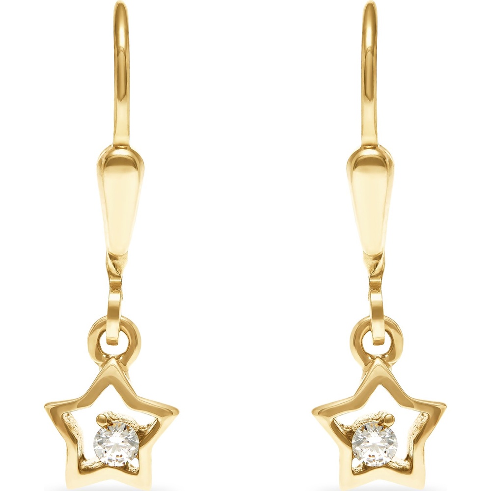 FAVS Boucles d'oreilles 375 Or jaune Boucles d'oreilles