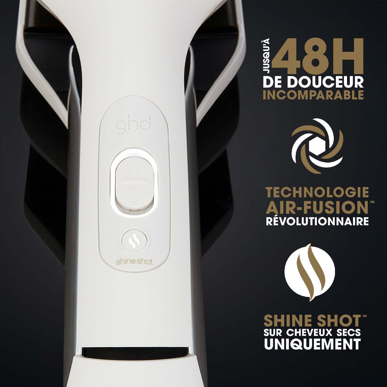 GHD Lisseur Séchant Duet Style Blanc Lisseur 2-en-1